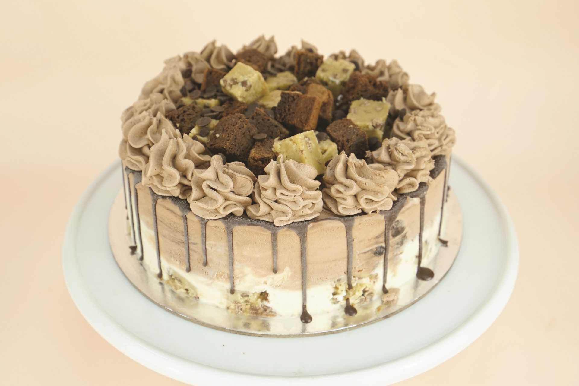Decadent Cookie Dough Gelato Cake