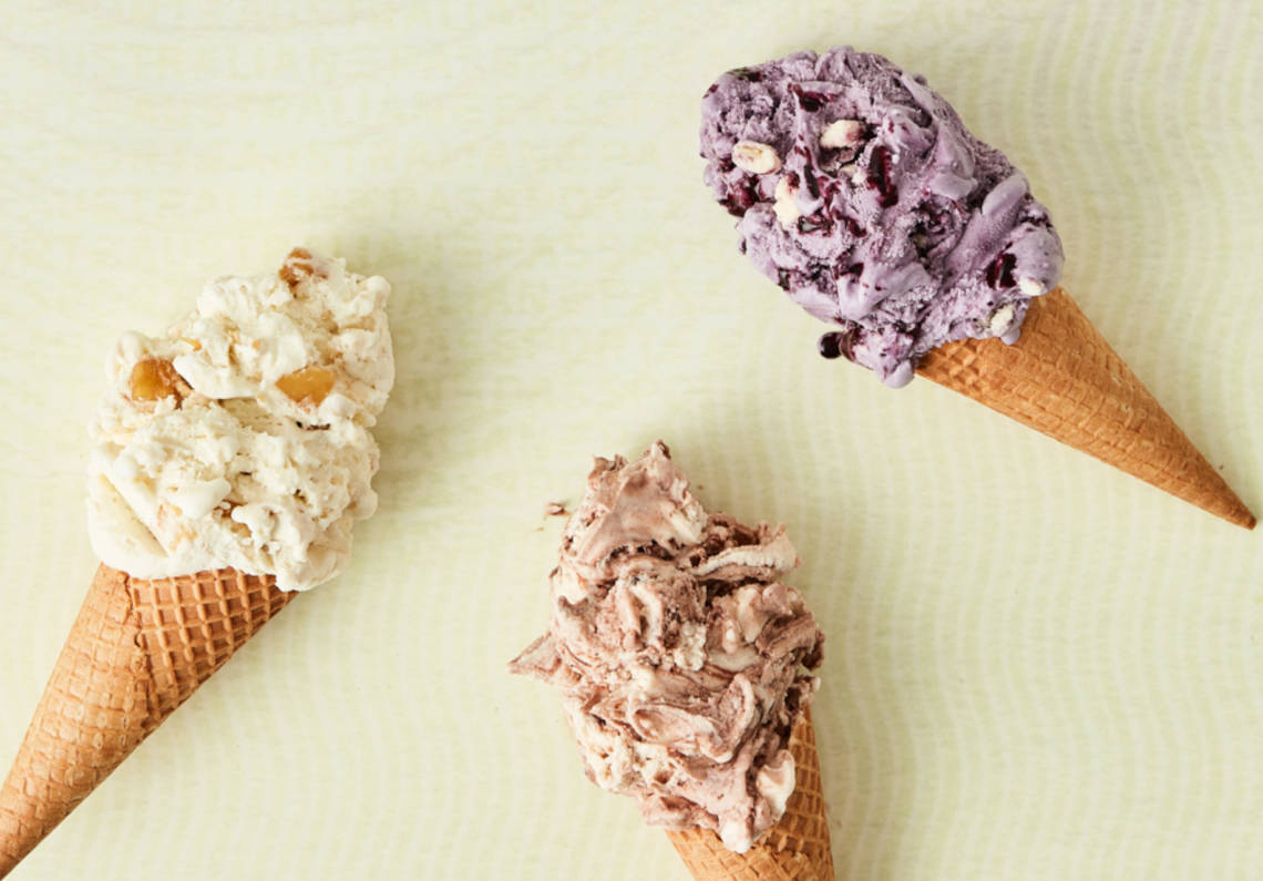 Three icecreams